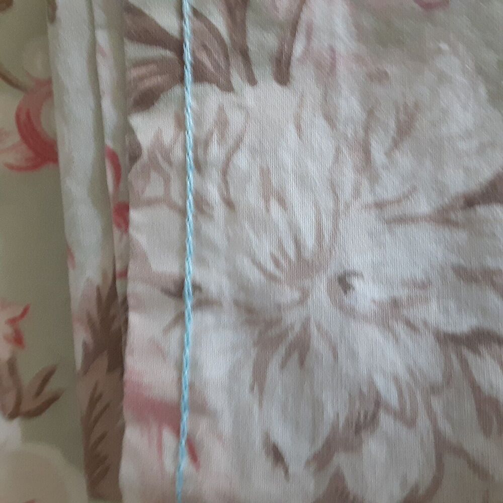 Vintage Ralph Lauren Home "Charlottee Sage" Twin Flat Sheet Romantic - Picture 7 of 7